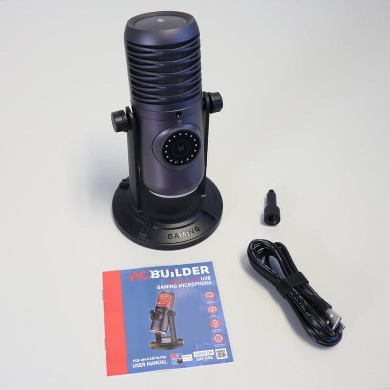 PCBuilder CAST ULTRA USB Gaming Microphone - Black