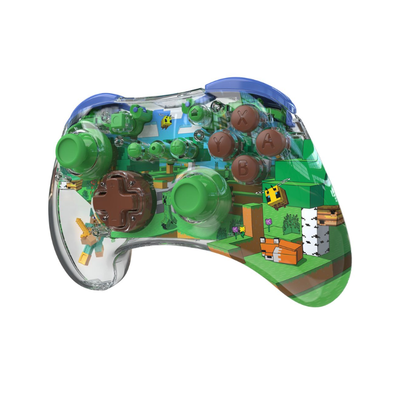 PDP REALMz Wireless Controller - MINECRAFT FOREST- NSW