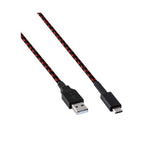 PDP USB Type C Charging Cable for Switch - Black / Red