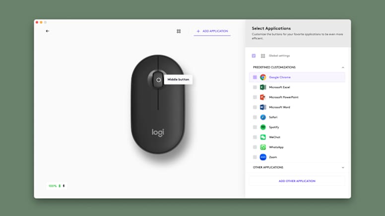 Logitech(R) Pebble Mouse 2 M350s - TONAL Graphite