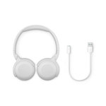 Philips TAH2209 Bluetooth On Ear Headphone with Mic - White - White