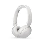 Philips TAH2209 Bluetooth On Ear Headphone with Mic - White - White