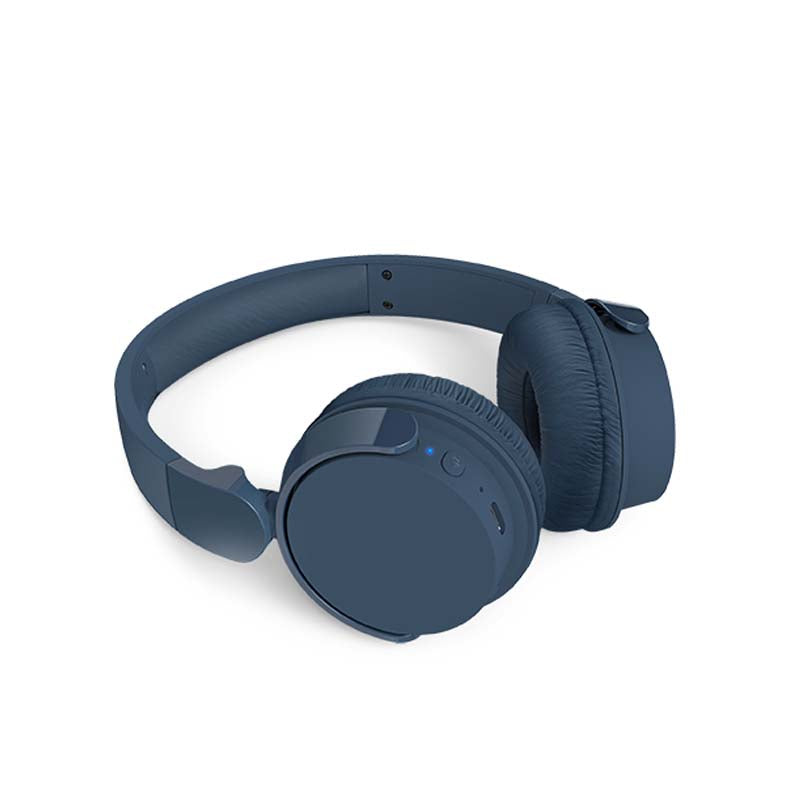 Philips TAH4209 Bluetooth On Ear Headphones with Mic - Blue - Blue
