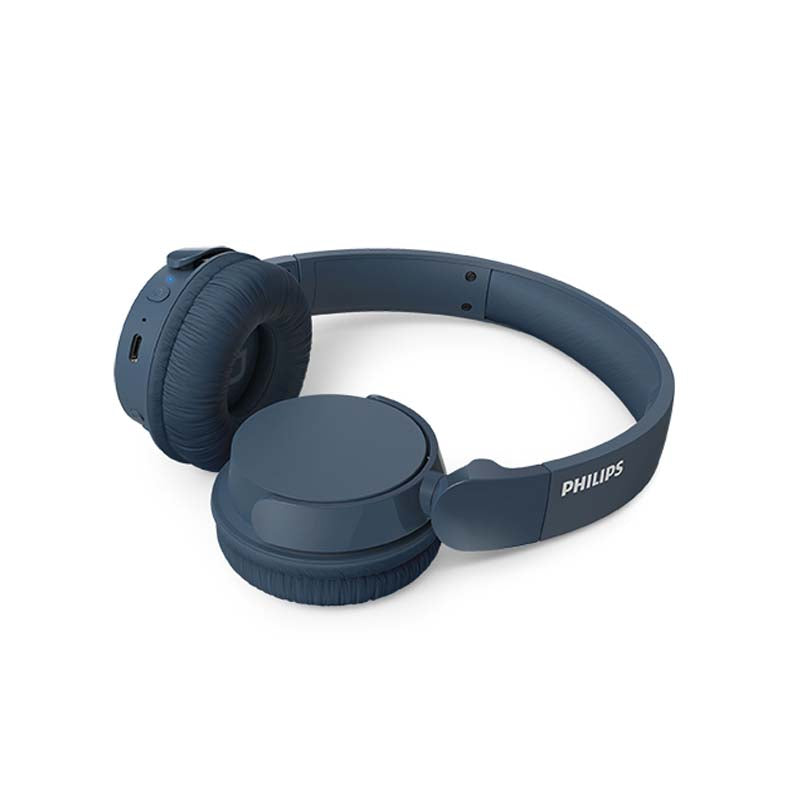 Philips TAH4209 Bluetooth On Ear Headphones with Mic - Blue - Blue
