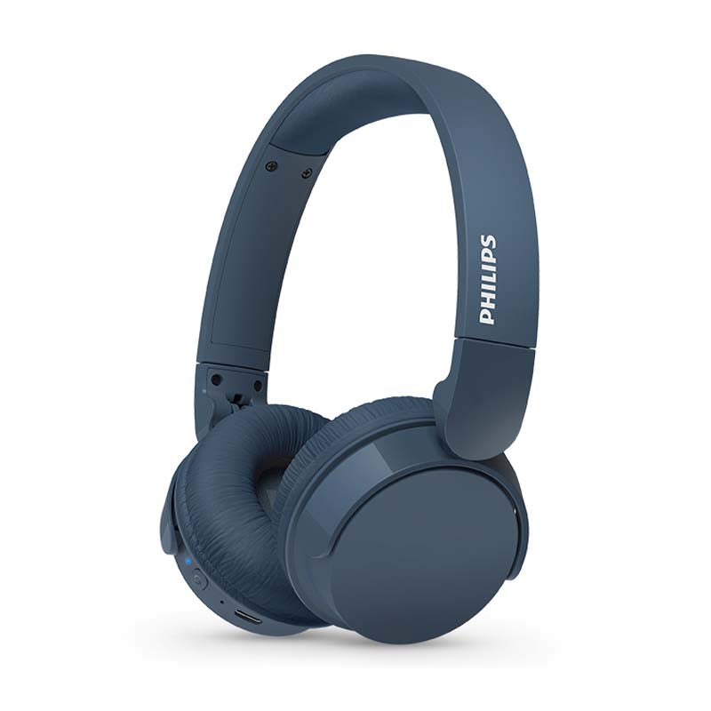Philips TAH4209 Bluetooth On Ear Headphones with Mic - Blue - Blue