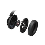 Philips TAH6509 Bluetooth Over Ear Active Noise Cancelling Headphones - Black - Black