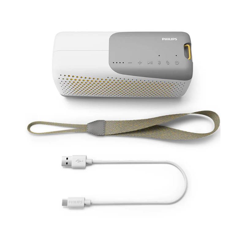 Philips TAS4807 Portable Bluetooth Speaker - White - White
