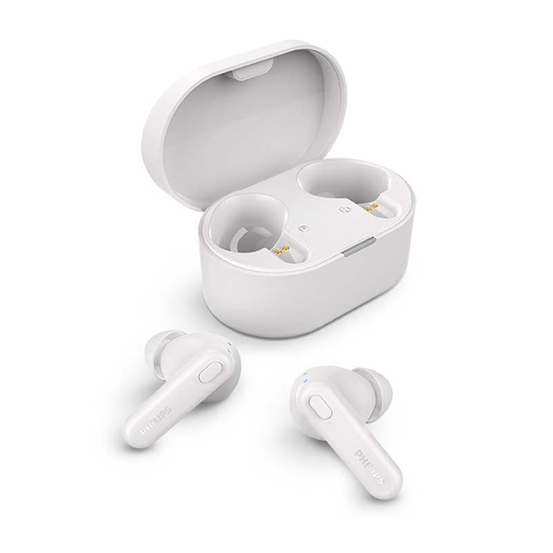 Philips TAT1108 True Wireless In Ear Earbuds - White - White