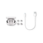 Philips TAT1108 True Wireless In Ear Earbuds - White - White