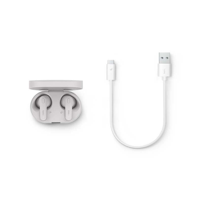 Philips TAT1138 True Wireless In Ear Headphones - White - White