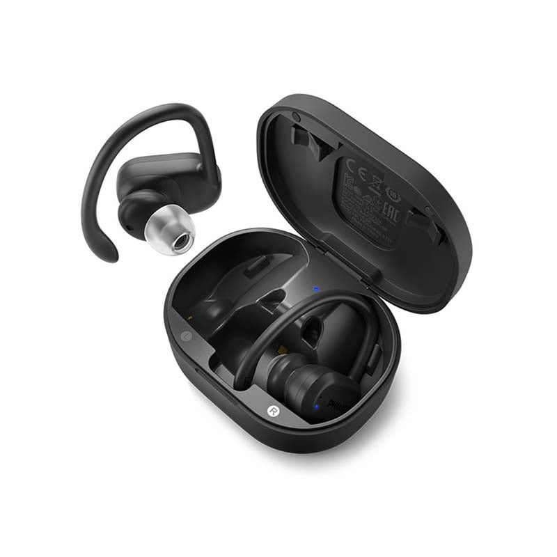 Philips True Wireless Sports Headphones with Heart Monitor - Black - Black