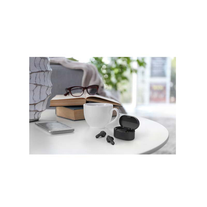 Phillips TAT1138 Pod Style True Wireless In-Ear Earbuds - Black - Black
