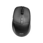 Port Connect 2.4GHz Wireless Bluetooth Rechargeable Mouse PRO - Black - Black