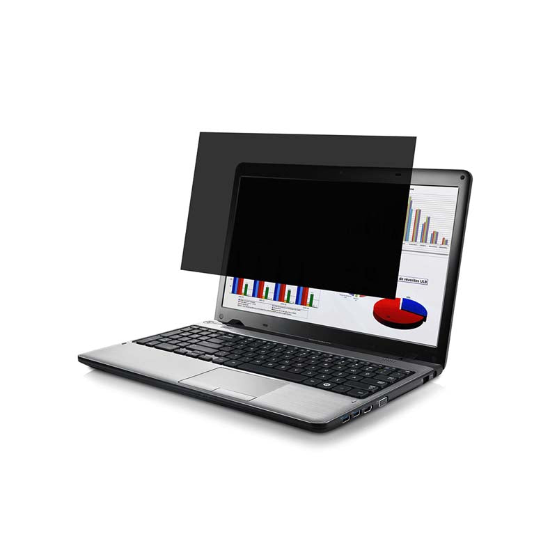 Port Connect 2D Professional Privacy Filter 15.6 inch - Black - Black