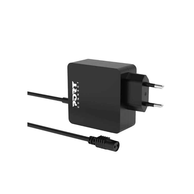 Port Connect 45W Universal Power Supply - Black - Black