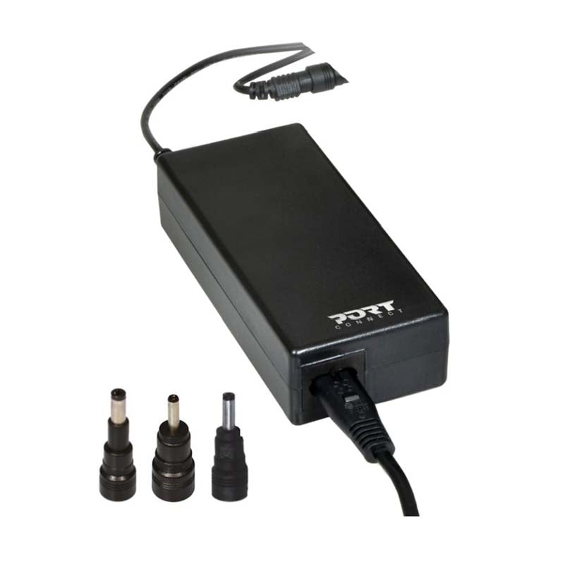 Port Connect 65W Asus Notebook Adapter - Black - Black