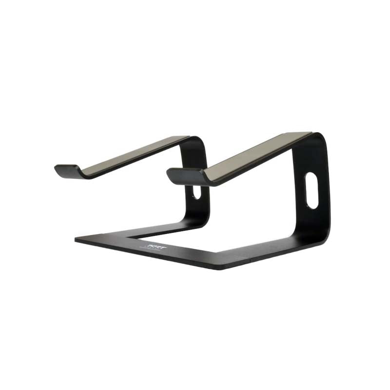 Port Connect Ergonomic Aluminium Notebook Stand - Black - Black