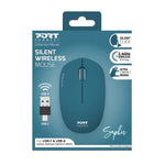 Port Connect MOUSE COLLECTION II WIRELESS Saphir - Blue
