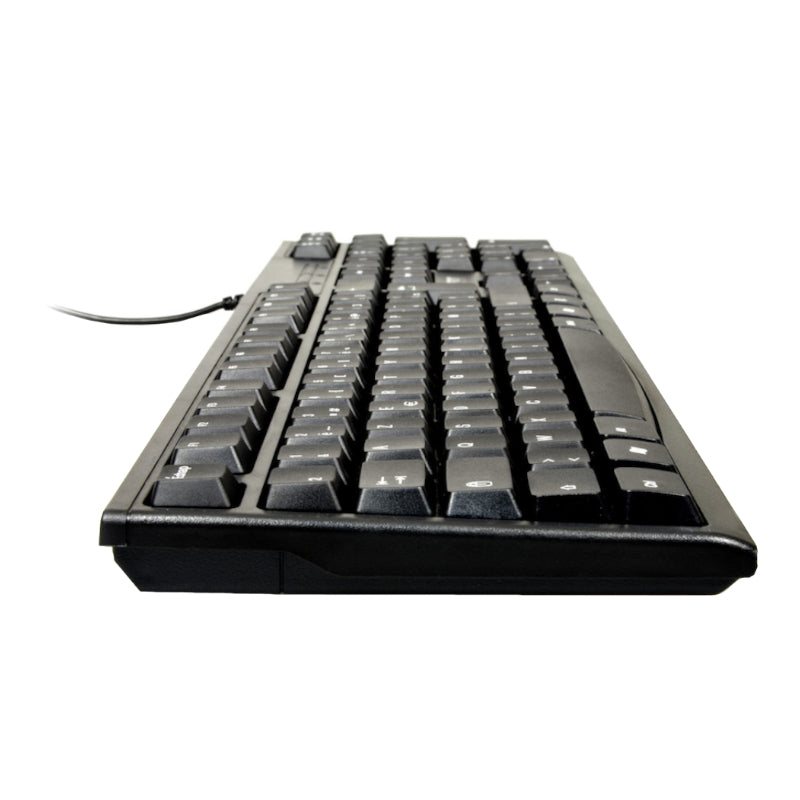 Port Connect Office Budget Wired Keyboard - Black