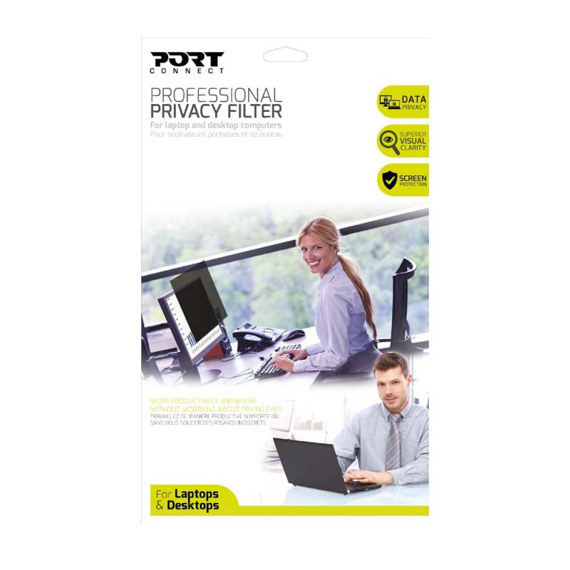 Port Connect Professional Privacy Filter 13.3 inch - Black