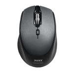 Port Connect Silent Wireless Mouse - Black - Black