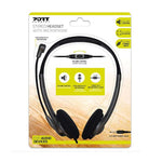 Port Connect Stereo Headset - Black - Black