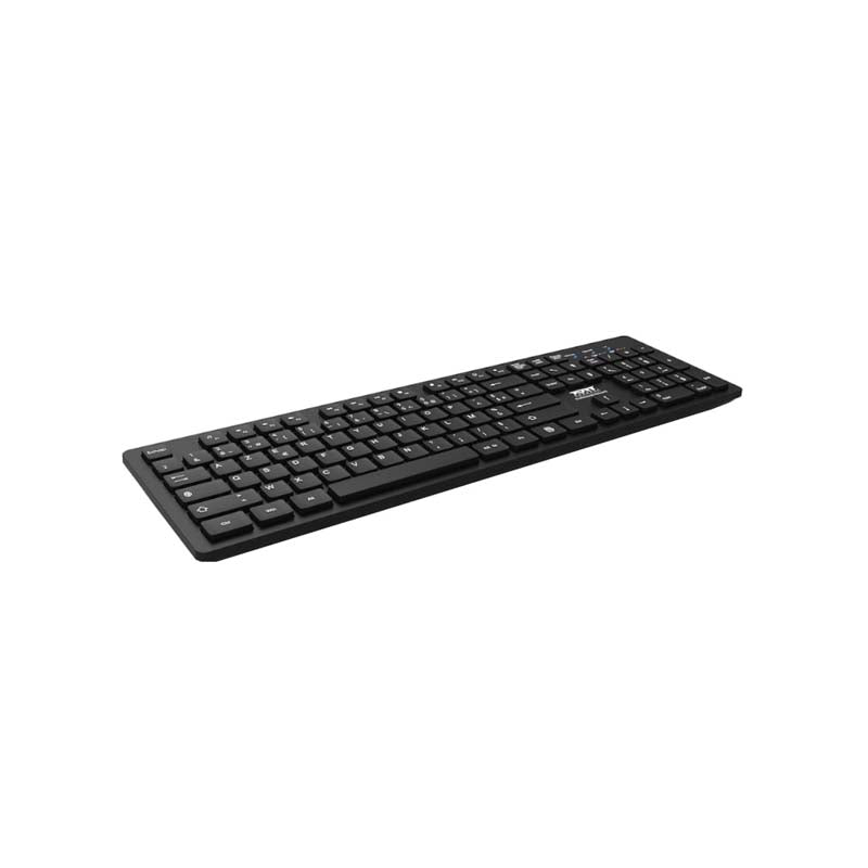 Port Connect Tough Office Wireless Keyboard - Black - Black