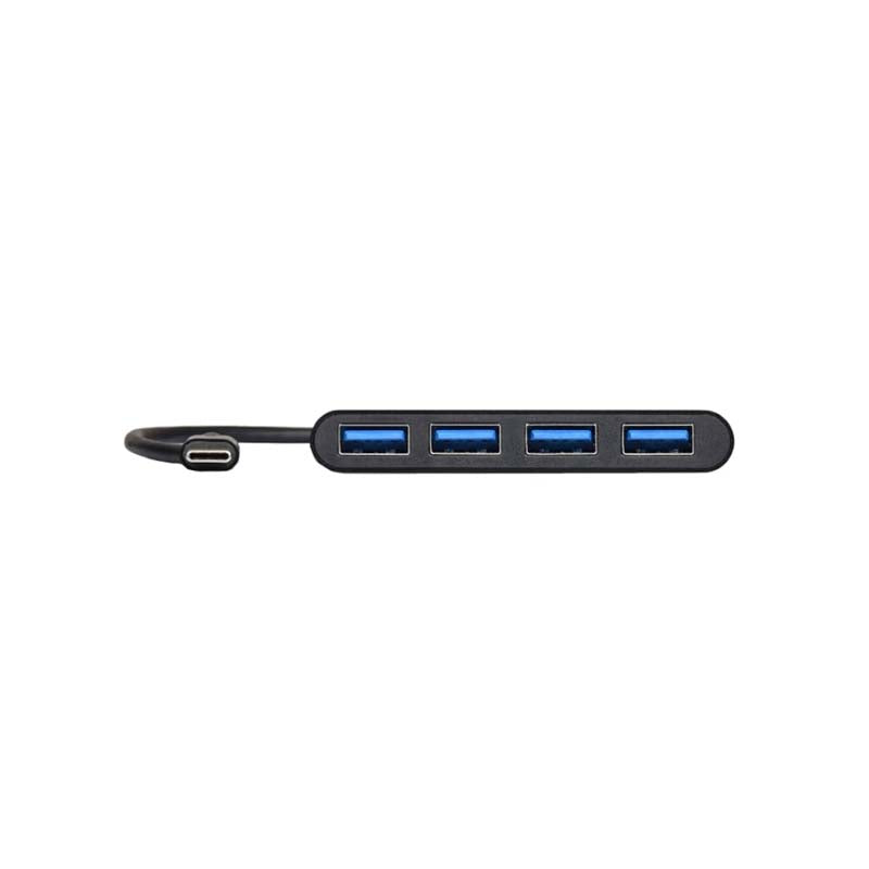 Port Connect Type-C to USB3.0 4 Port Hub - Black - Black