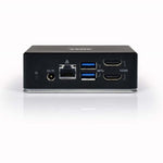 Port Connect USB Type C Dual Video Docking Station - Black - Black