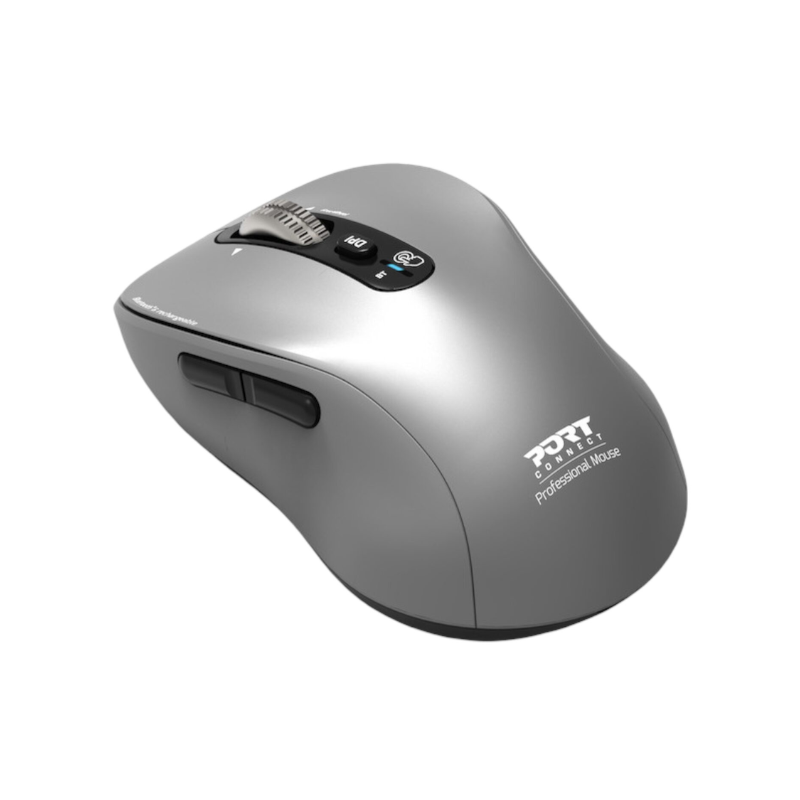 Port Connect Wireless Bluetooth Expert & Mac Mouse Grey - Grey