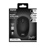 Port Connect Wireless Mouse -Graphite Black - Black