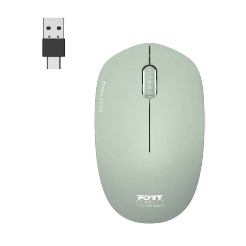 Port Connect Wireless Mouse - Olive - Green