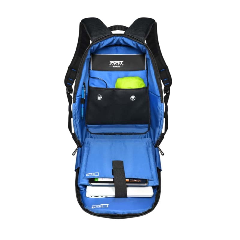 Port Designs Chicago EVO 13.3/15.6 inch Anti-Theft Backpack - Black - Black