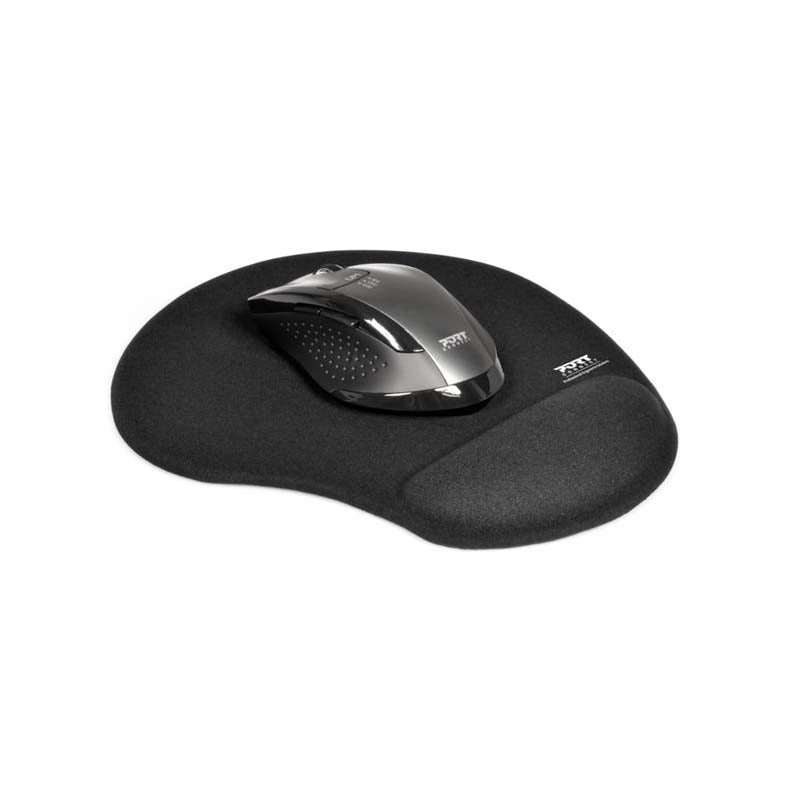 Port Ergonomic Gel Mouse Pad - Black - Black