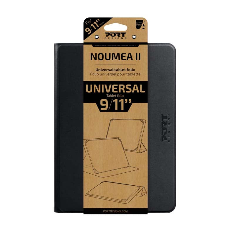 Port Noumea II Universal Tablet 9/11 inch - Black - Black