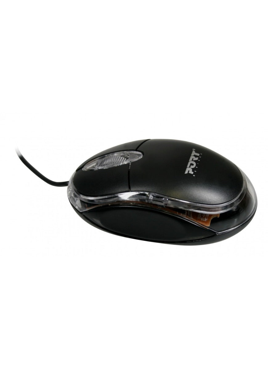 Port PC Accessories Torino 13.3’’ Sleeve + Wired Mouse Bundle - Black - Black
