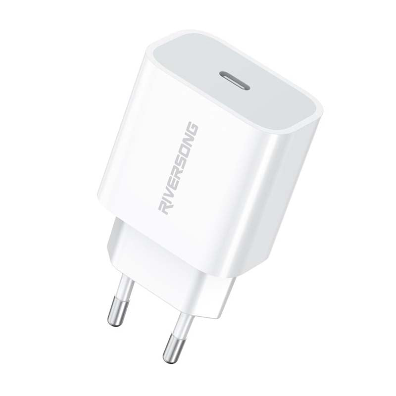 Riversong Powerkub 20 20W Type C Wall Charger - White