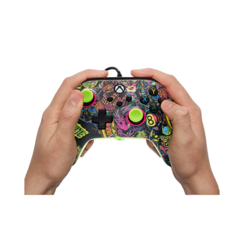 PowerA Advantage Wired Controller for XBOX Series X|S - Fortnite Glow - Fortnite Glow
