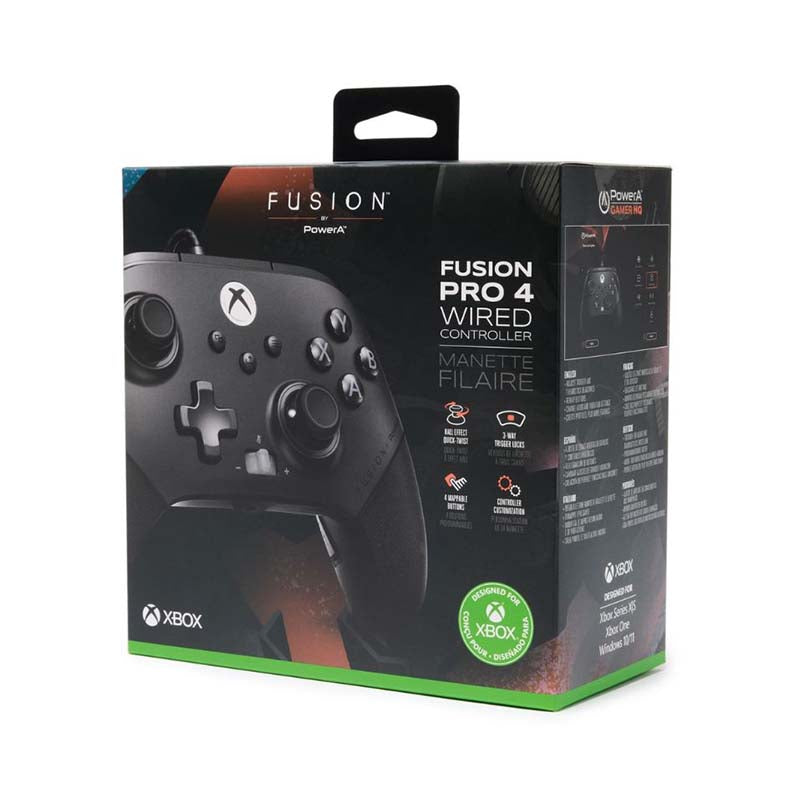 PowerA Fusion Pro 4 Wired Controller for Xbox Series X|S - Black