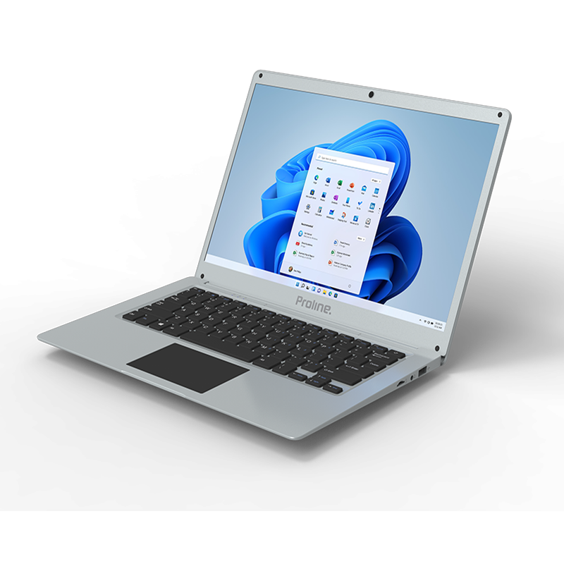 Proline V146 14-inch Celeron 8GB 256GB Notebook - Silver - Black