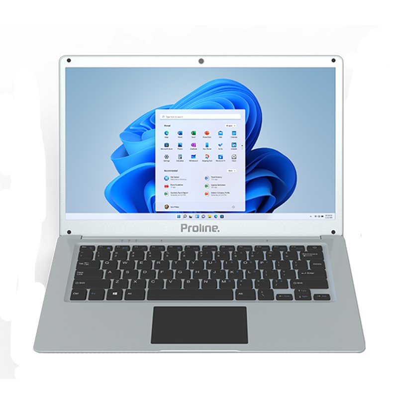 Proline V146 14-inch Celeron 8GB 256GB Notebook - Silver - Black