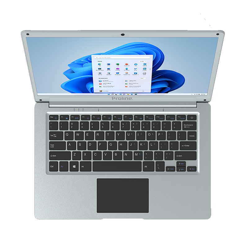 Proline V146 14-inch Celeron 8GB 256GB Notebook - Silver - Black