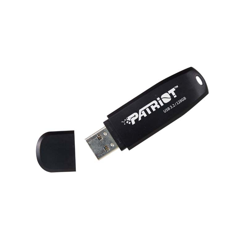 Patriot Xporter Core 128GB USB3.2 Flash Drive - Black - Black