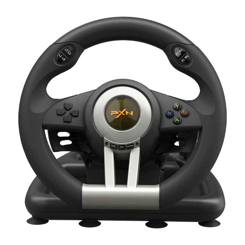 PXN V3 PRO Gaming Steering Wheel - Black