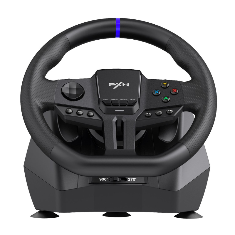 PXN V900 Gen2 Gaming Steering Wheel - Black