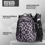 Quest Checker Senior Scholar Backpack Grey - Grey
