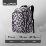 Quest Checker Senior Scholar Backpack Grey - Grey