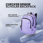 Quest Checker Senior Scholar Backpack Purple - Purple