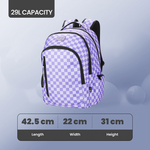 Quest Checker Senior Scholar Backpack Purple - Purple