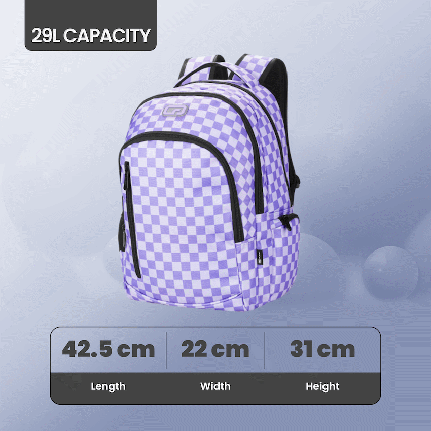 Quest Checker Senior Scholar Backpack Purple - Purple